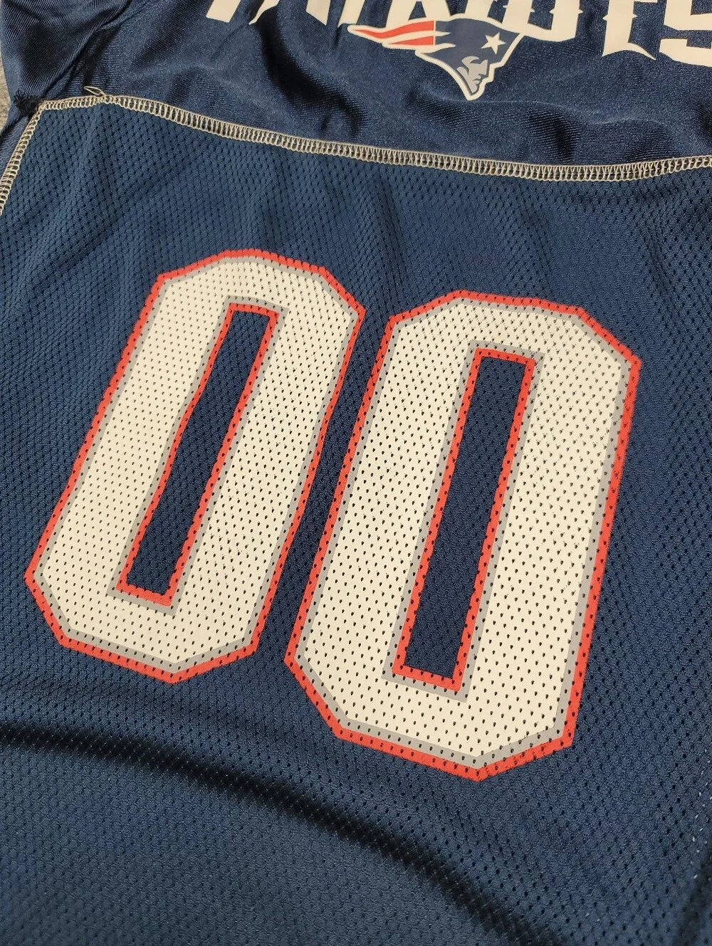 NFL New England Patriots Dog Pet Premium Jersey Mesh Size XXL
